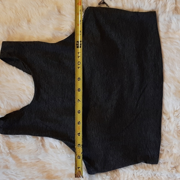 Kyodan Heathered Gray/Black Racerback Sports Bra, size Medium, NWT - Picture 8 of 11